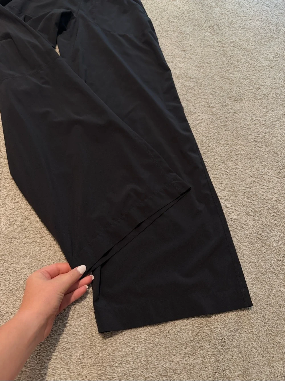 Lululemon Swift Mid-Rise Wide Leg Pants Black